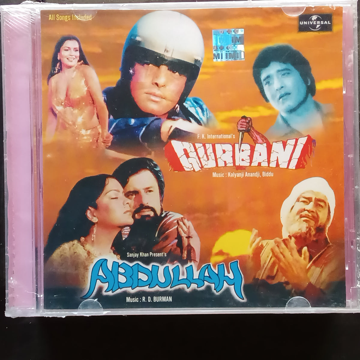 Kalyanji Anandji, Biddu + R D Burman  - Qurbani + Abdullah (CD)
