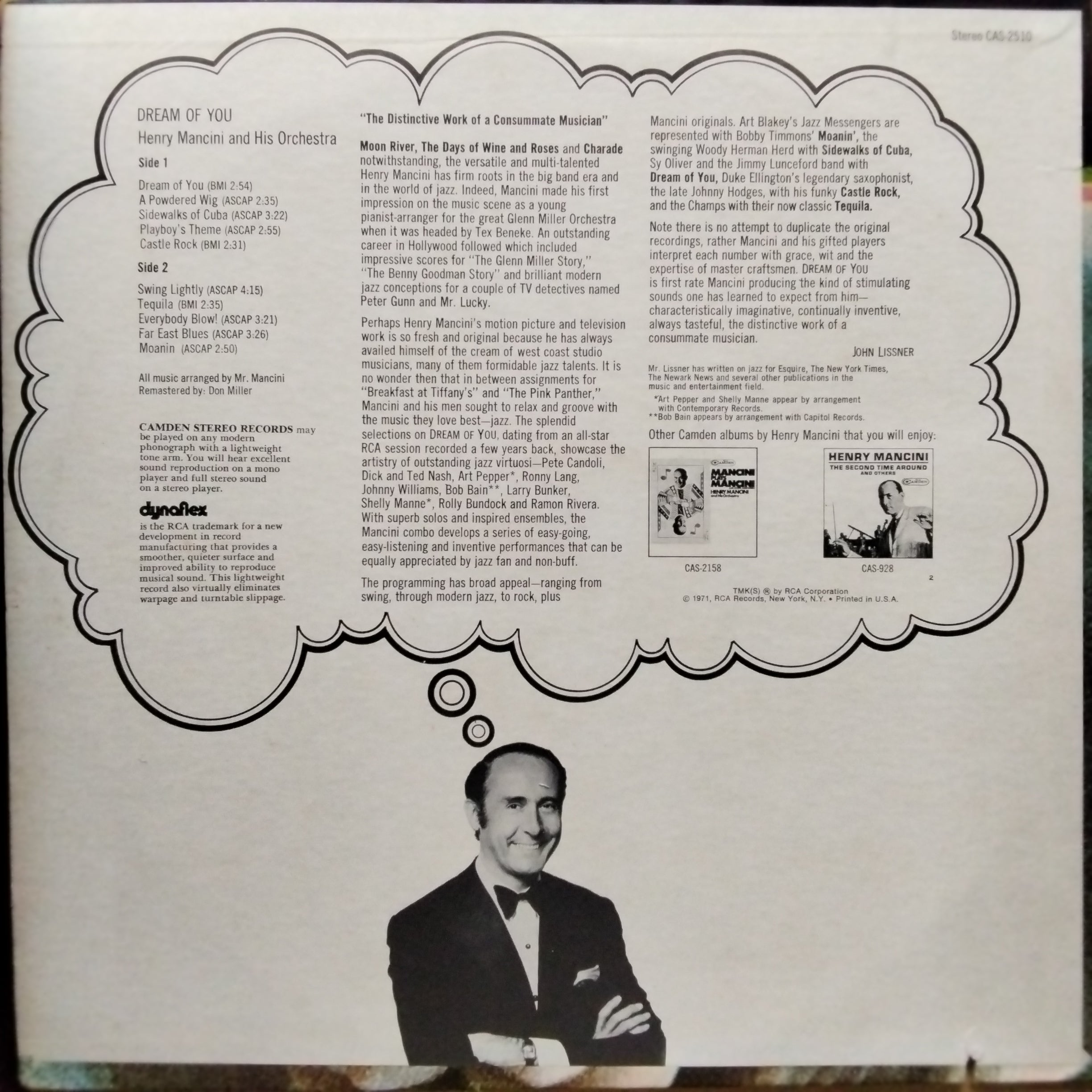 Henry Mancini And His Orchestra - Dream Of You (Vinyl)