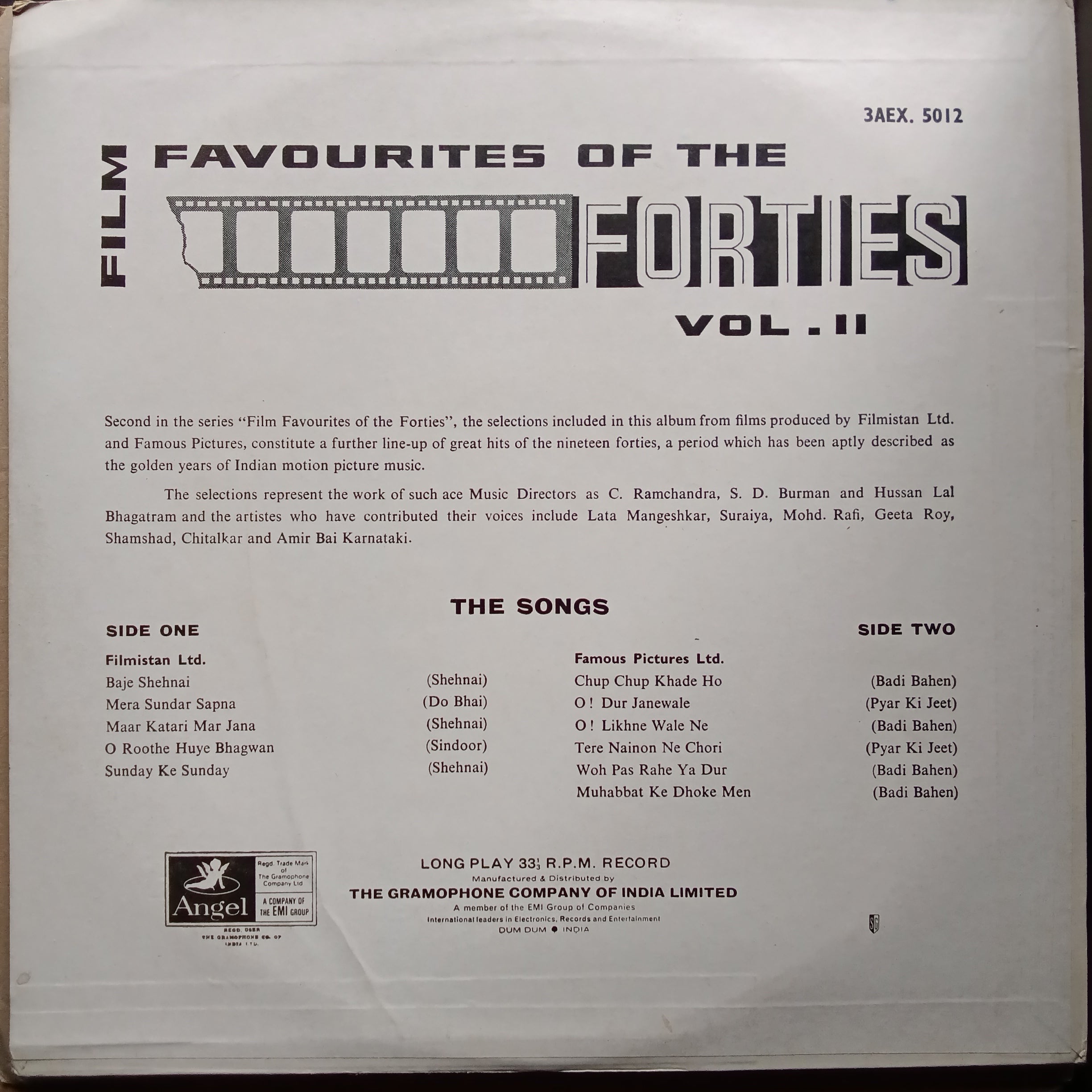 Various - Film Favourites Of The Forties Vol. II (Vinyl)