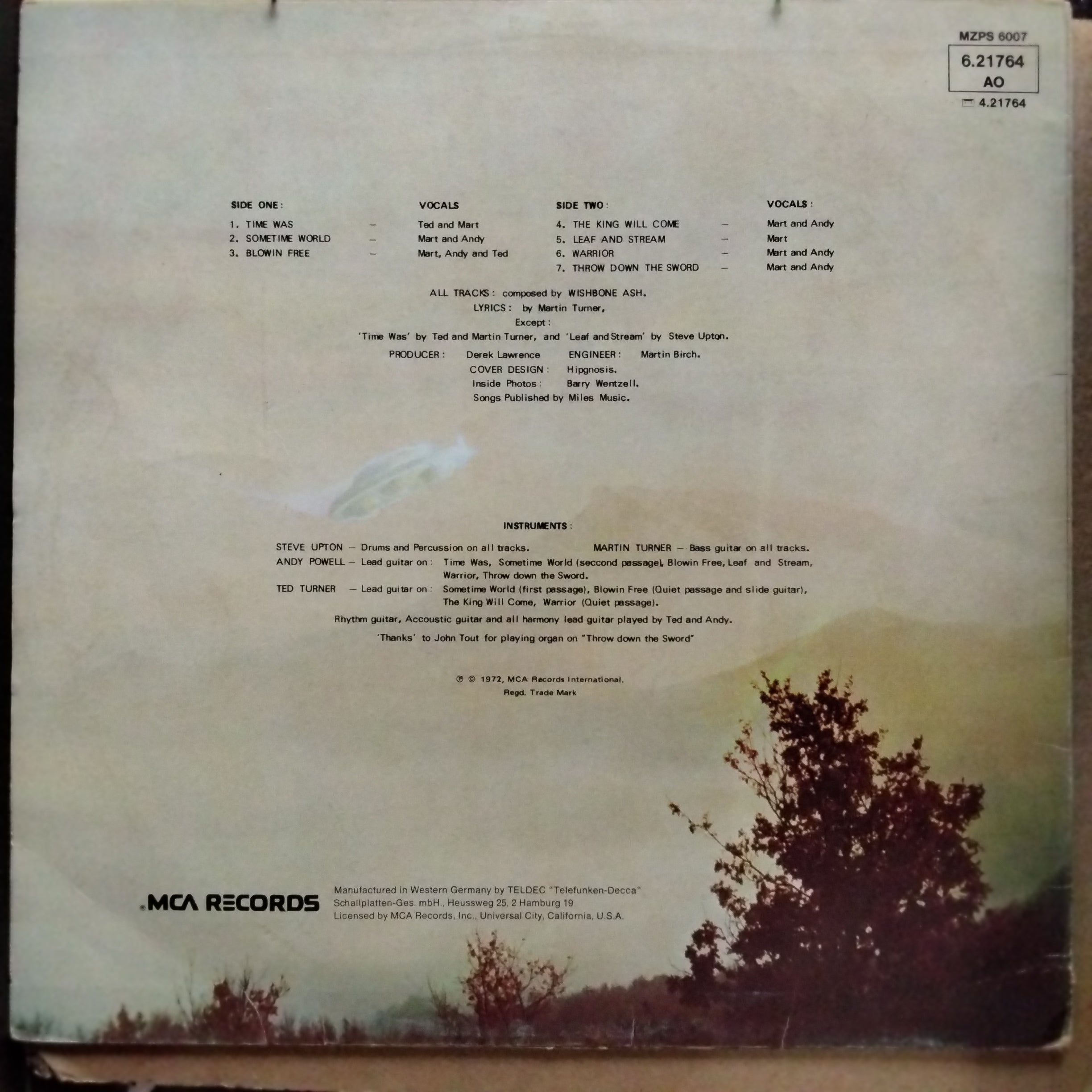 Wishbone Ash  - Argus (Vinyl)