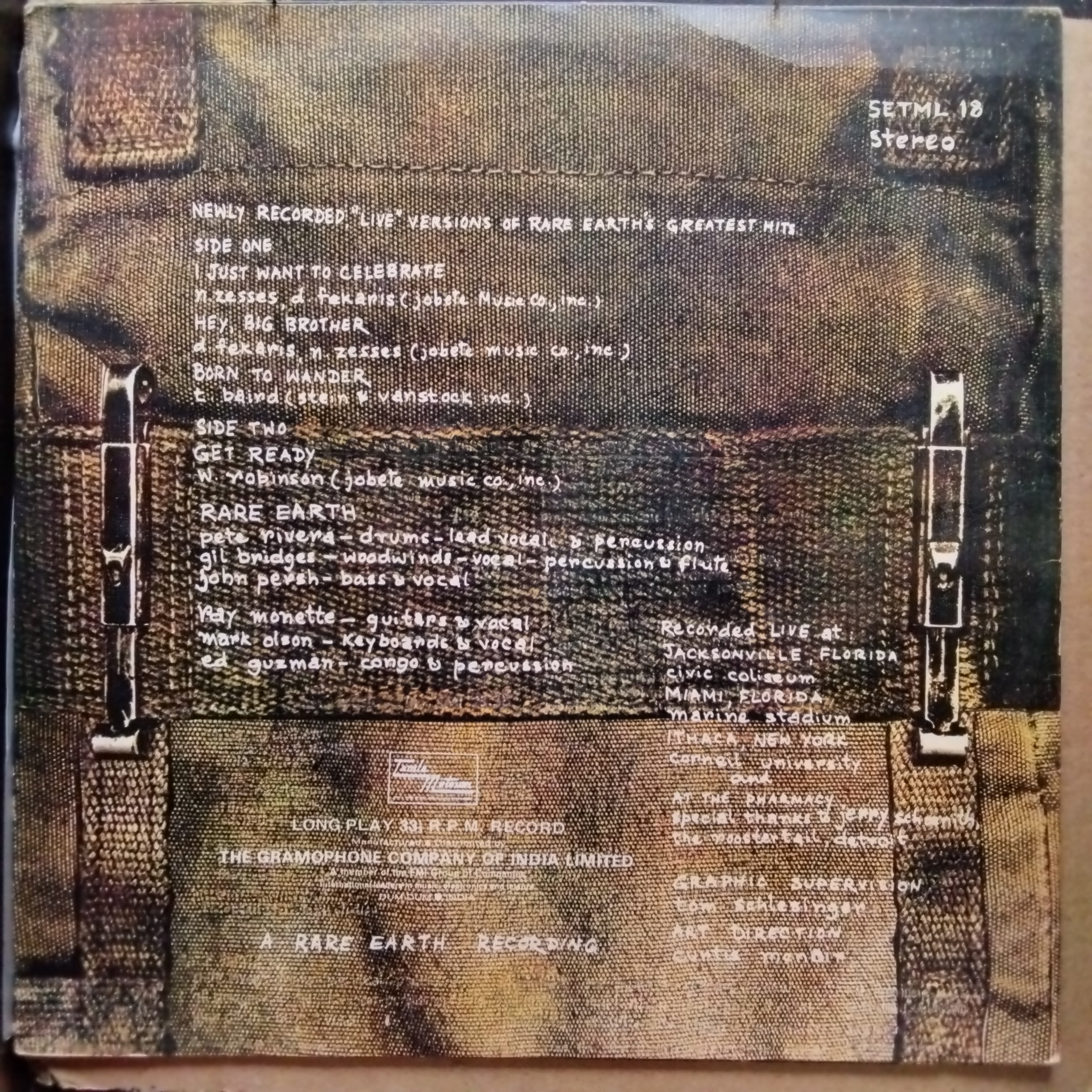Rare Earth  - Rare Earth In Concert (Vinyl)