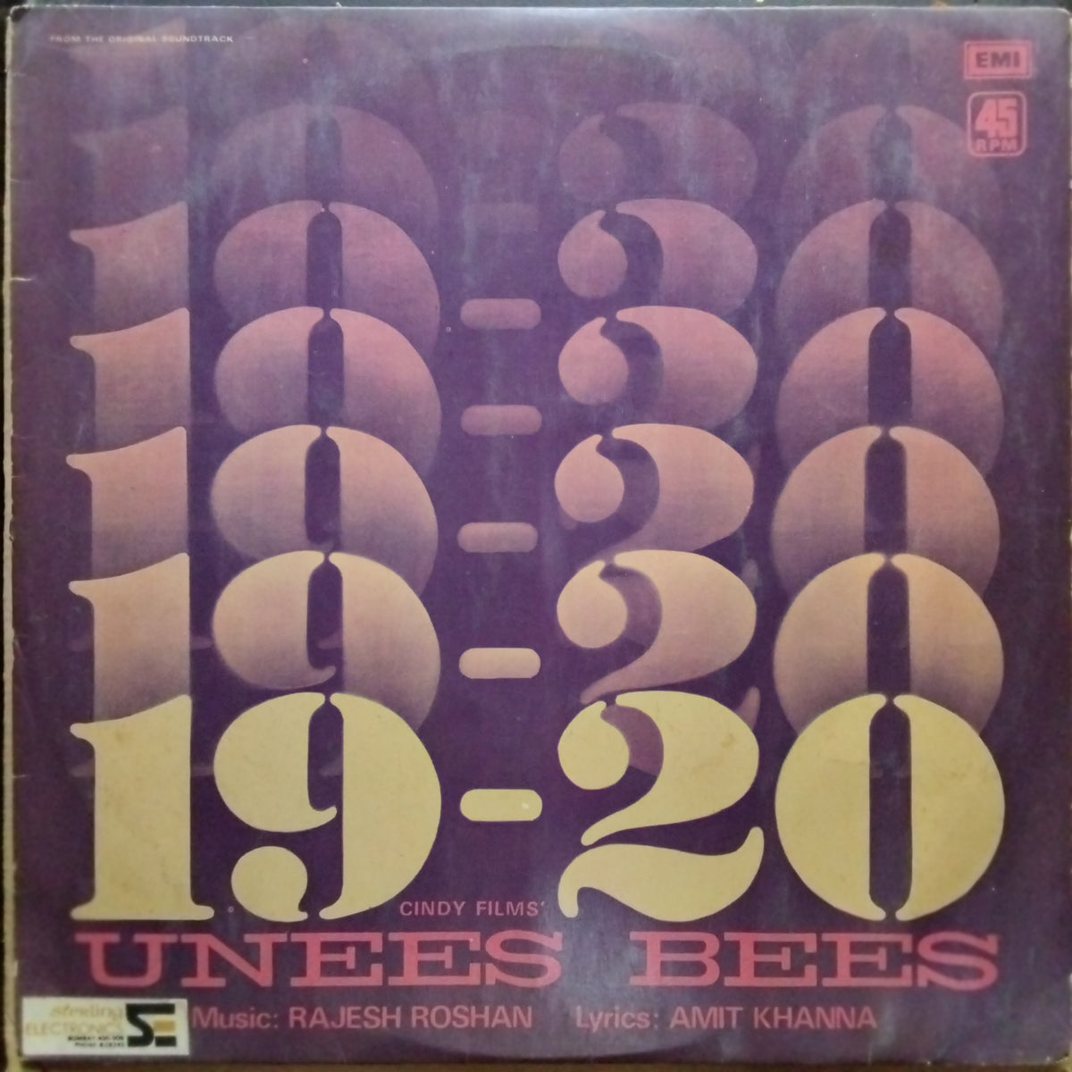 Rajesh Roshan  - Unees Bees (Vinyl)