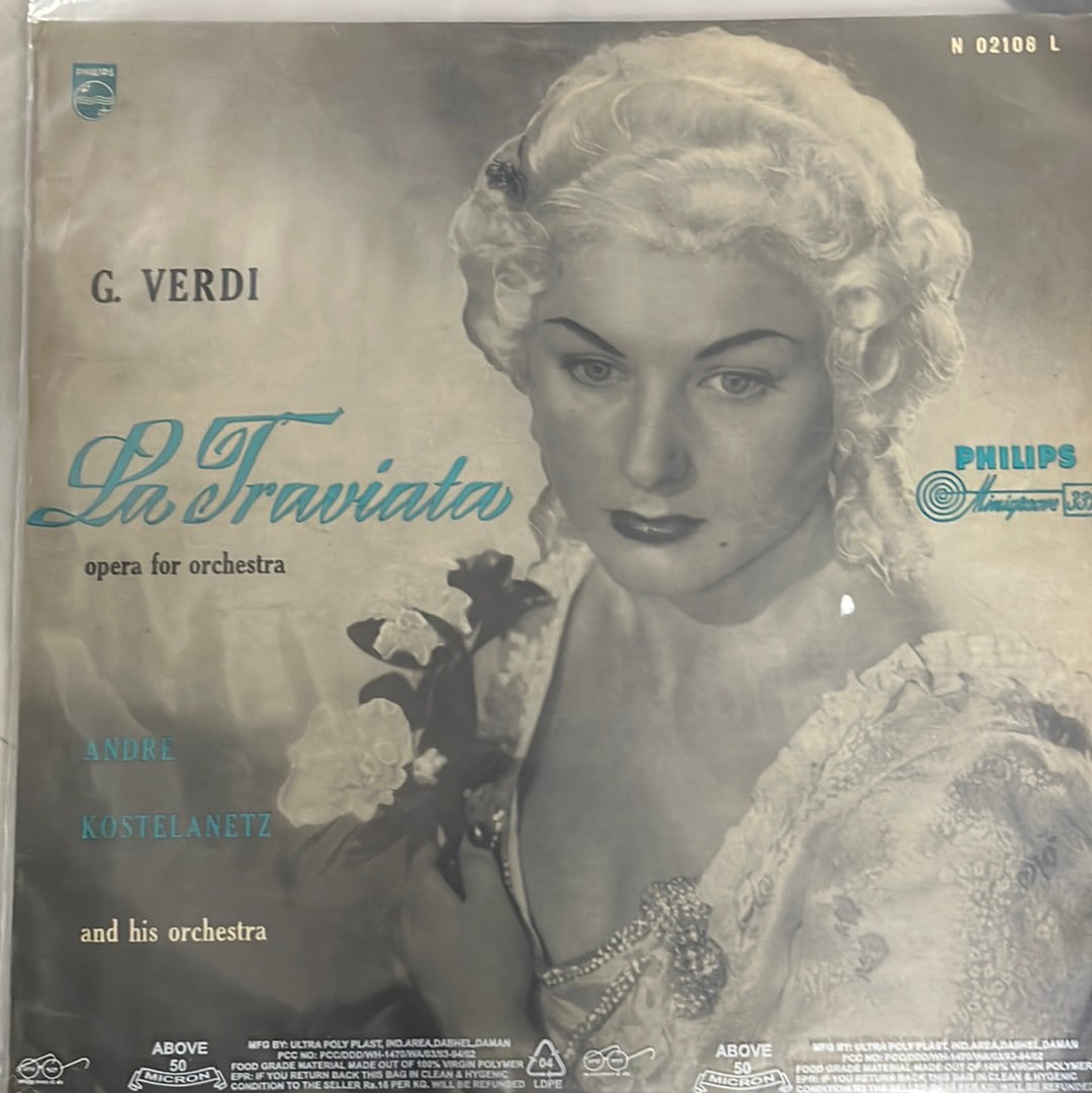 Giuseppe Verdi - AndrÃ© Kostelanetz And His Orchestra - La Traviata (Vinyl)