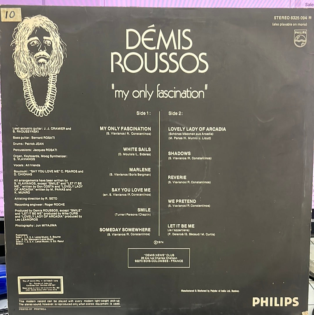 Demis Roussos - My Only Fascination (Vinyl)