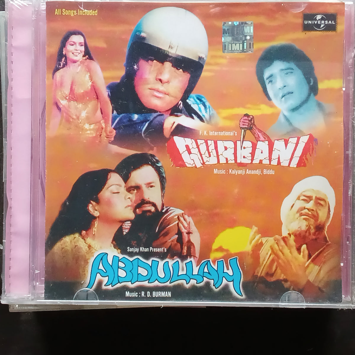 Kalyanji Anandji, Biddu + R D Burman  - Qurbani + Abdullah (CD)