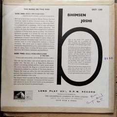 Bhimsen Joshi - Miya Ki Todi / Puriya Dhanashri / M. Gara Thumri (Vinyl)