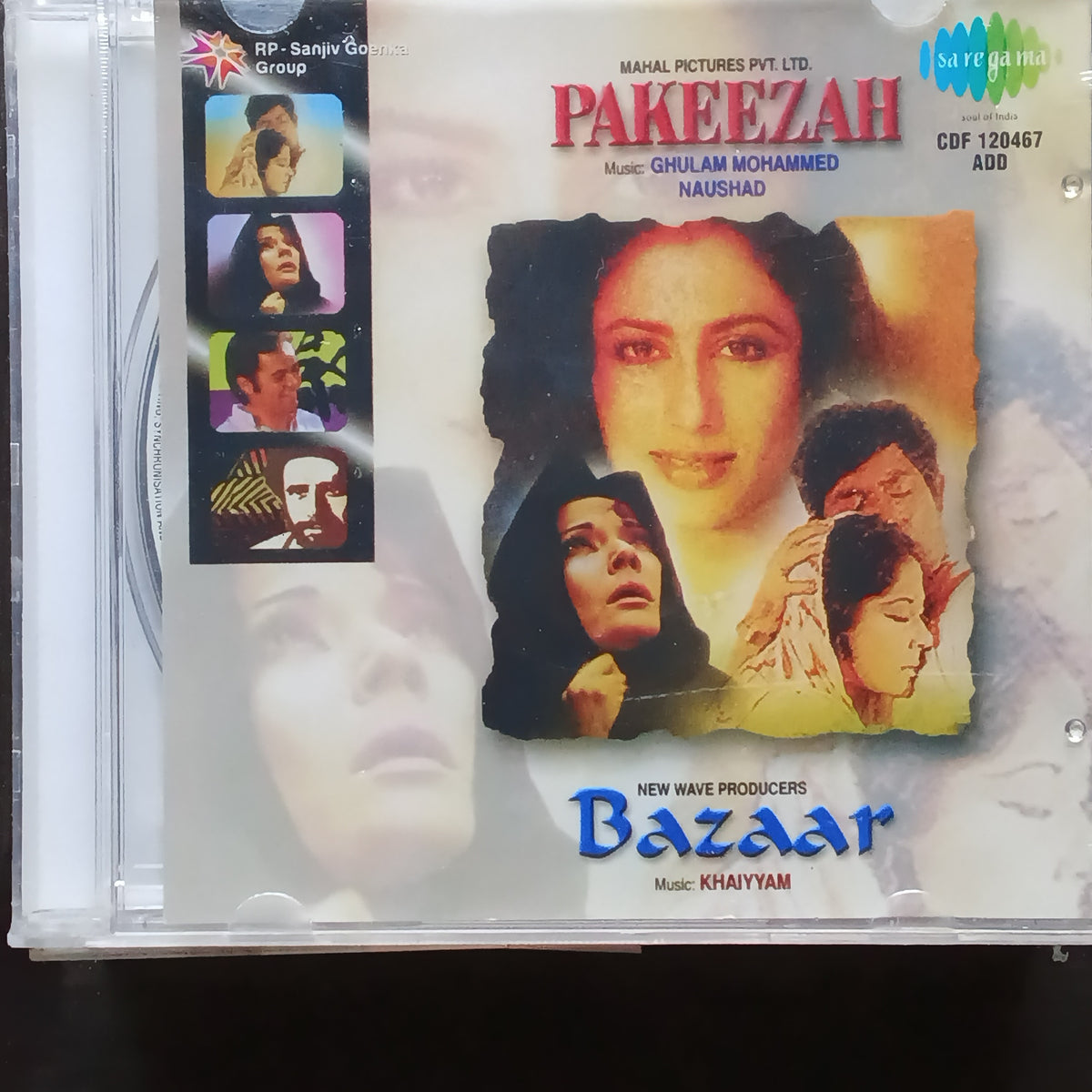 Ghulam Mohammed, Naushad + Khaiyyam  - Pakeezah + Bazaar  (CD)