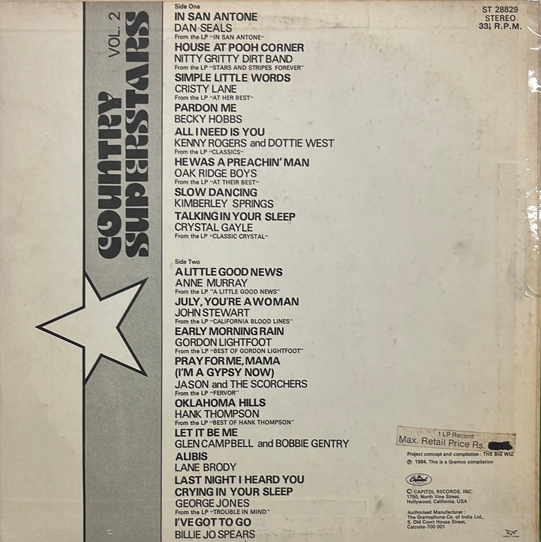 Various  - Country Superstars 17 Great Country Hits Vol. II (Vinyl)