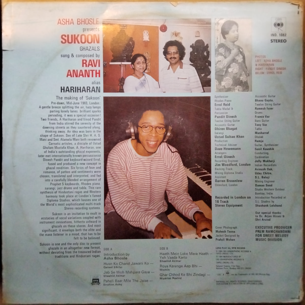 Ravi Ananth*  - Sukoon (Vinyl)