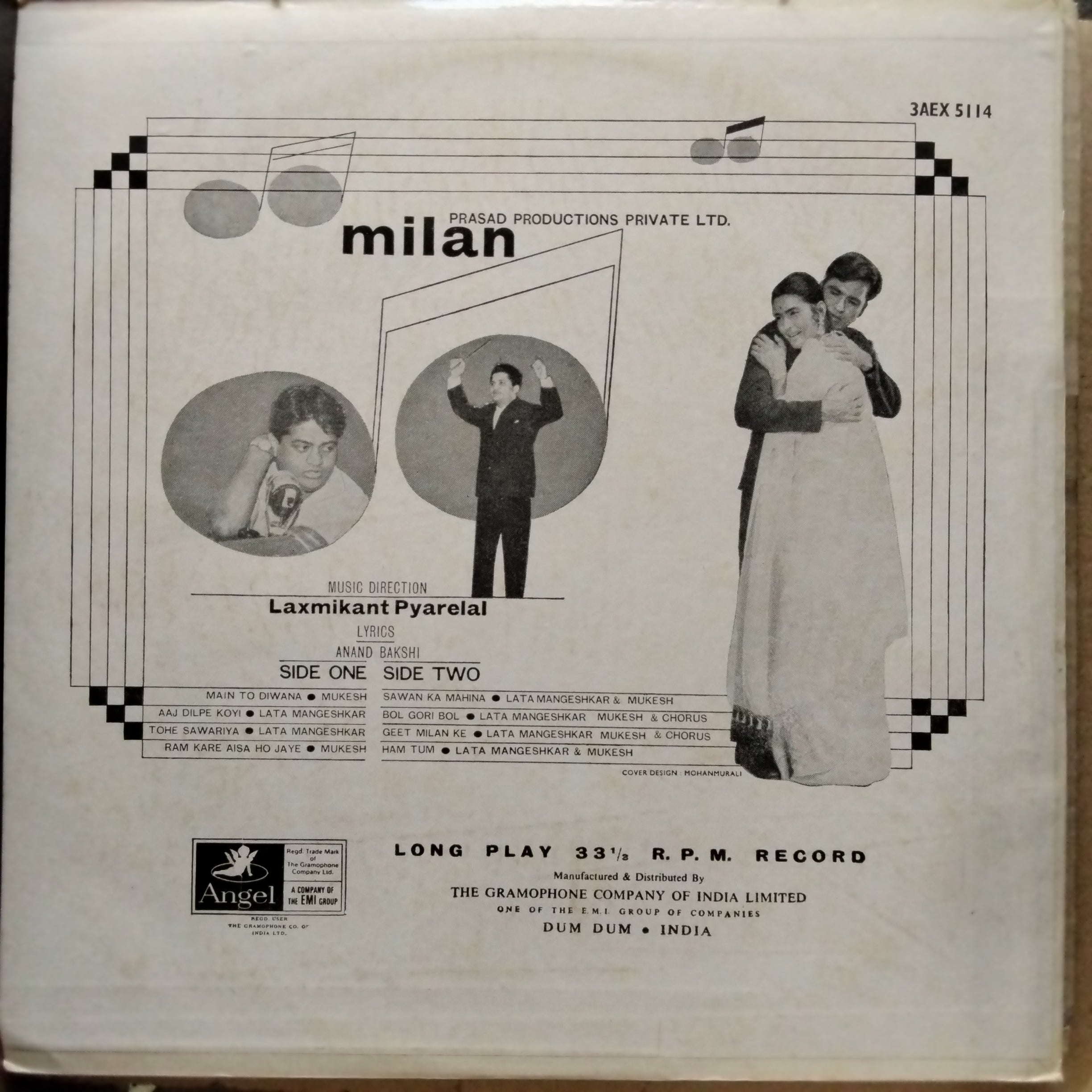 Laxmikant Pyarelal  - Milan  (Vinyl)