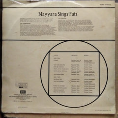 Nayyara*, Faiz - Nayyara Sings Faiz (Vinyl)