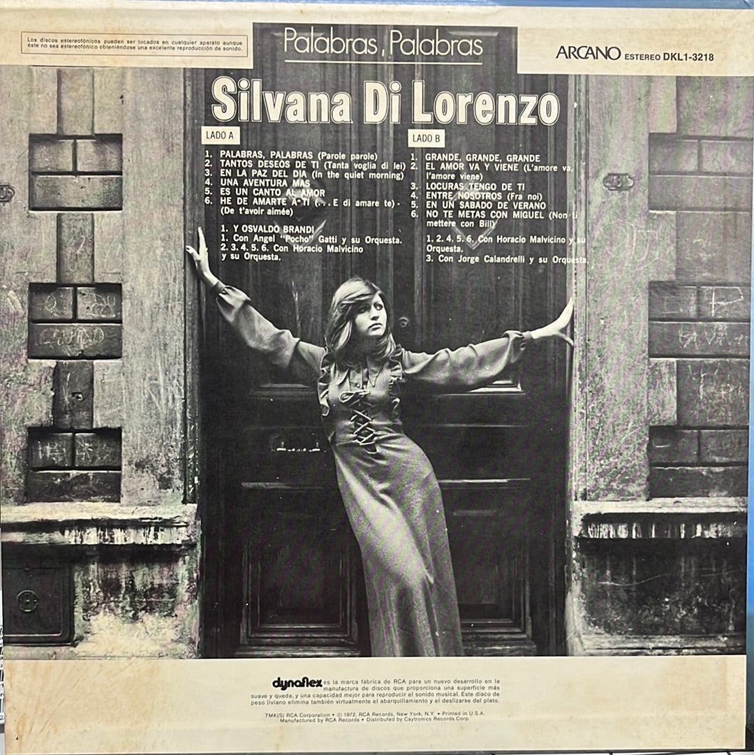 Silvana Di Lorenzo - Palabras, Palabras (Vinyl)