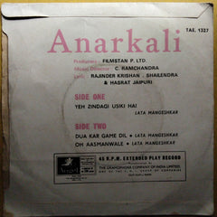 C. Ramchandra  - Anarkali (45-RPM)