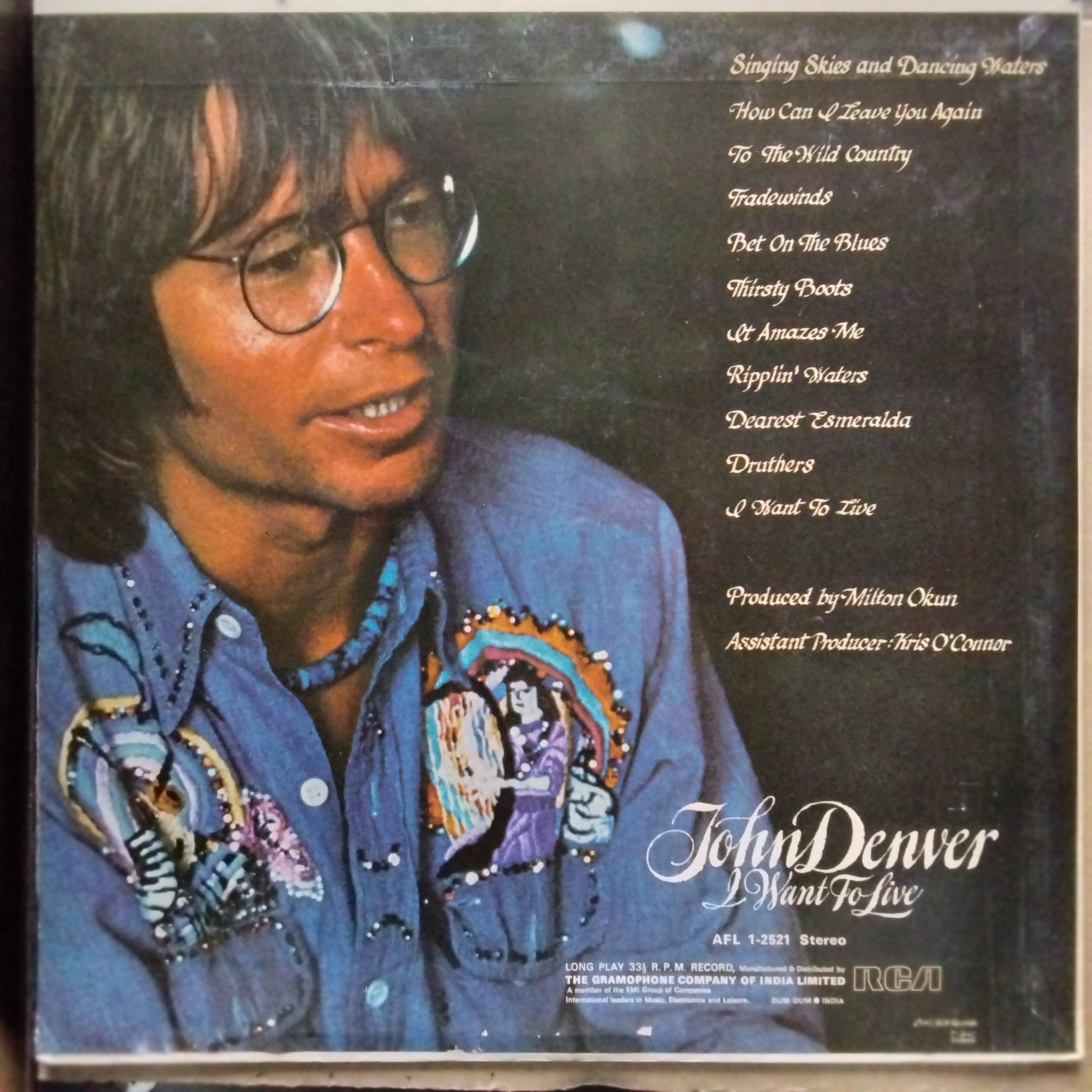 John Denver  - I Want To Live (Vinyl)