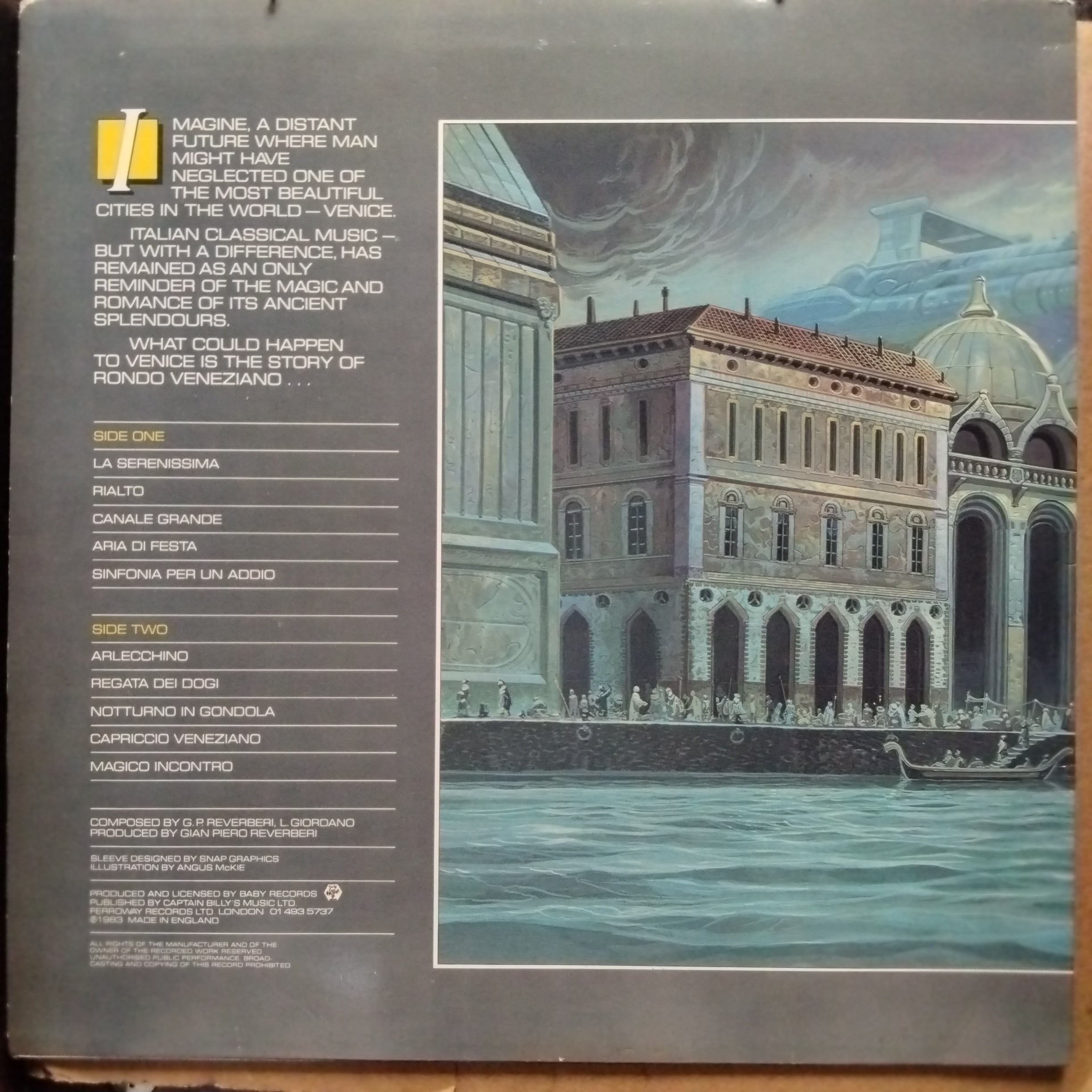 Rondo Veneziano - Venice In Peril (Vinyl)