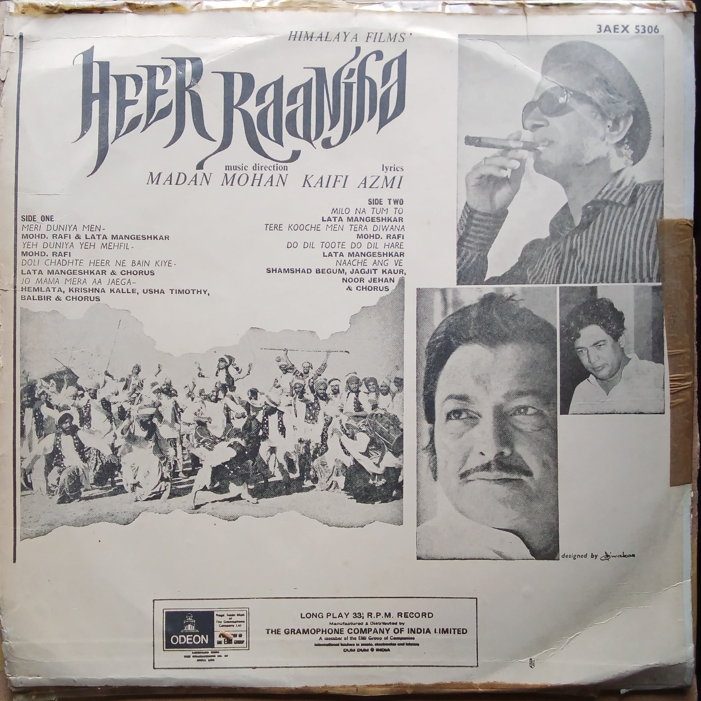 Madan Mohan  - Heer Raanjha (Vinyl)