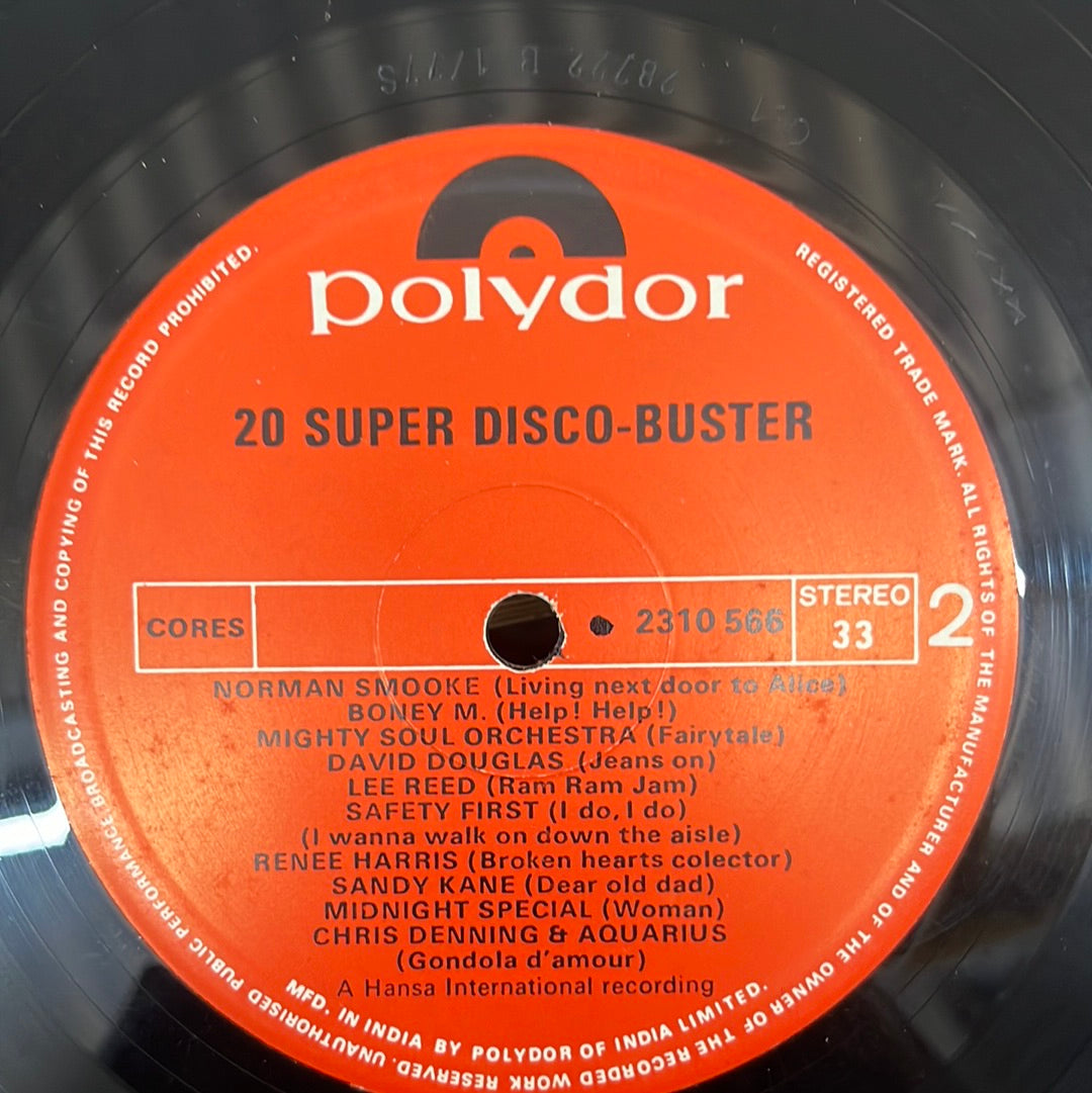 Various - 20 Super Disco Buster (Vinyl)