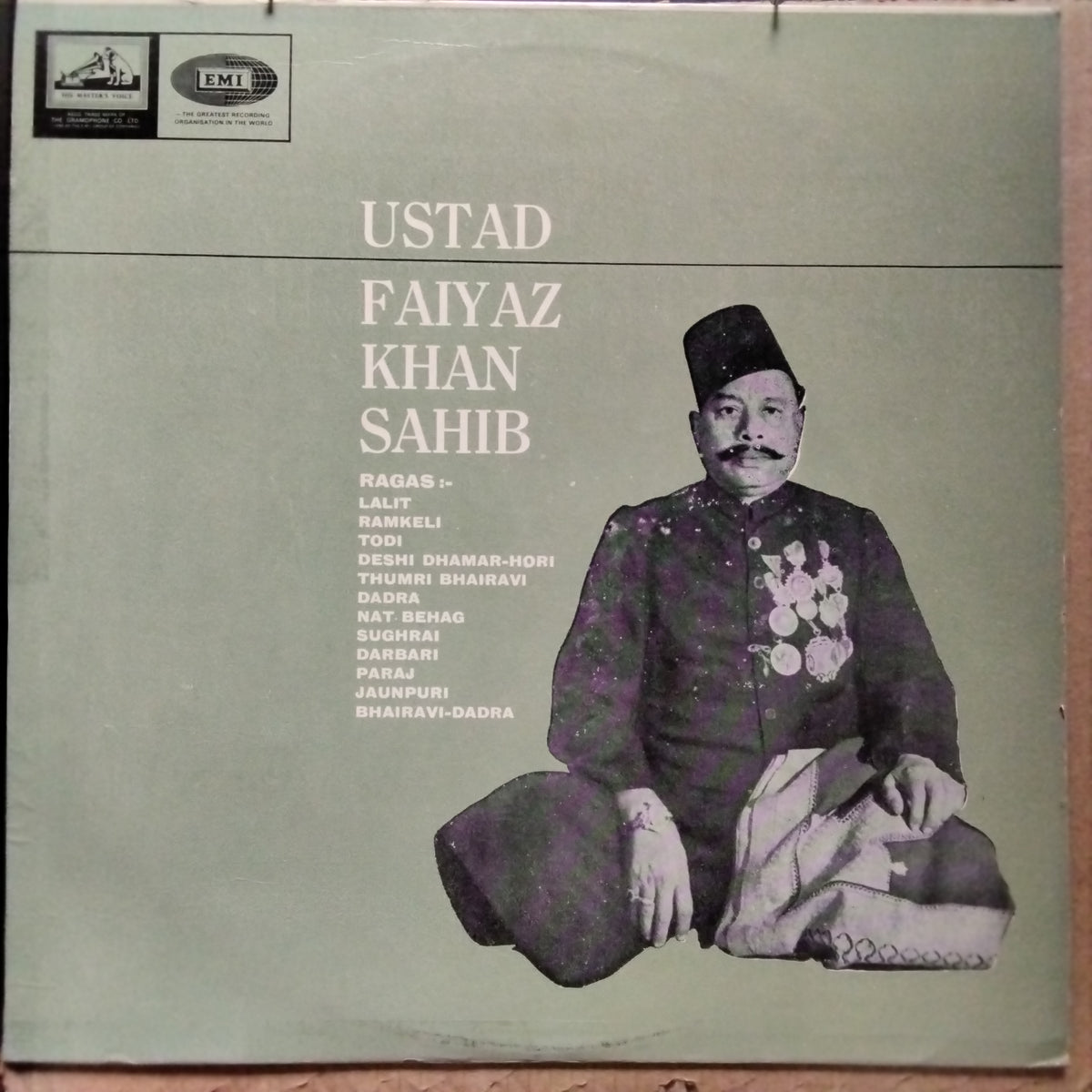 Ustad Faiyaz Khan Sahib - Ustad Faiyaz Khan Sahib (Vinyl)