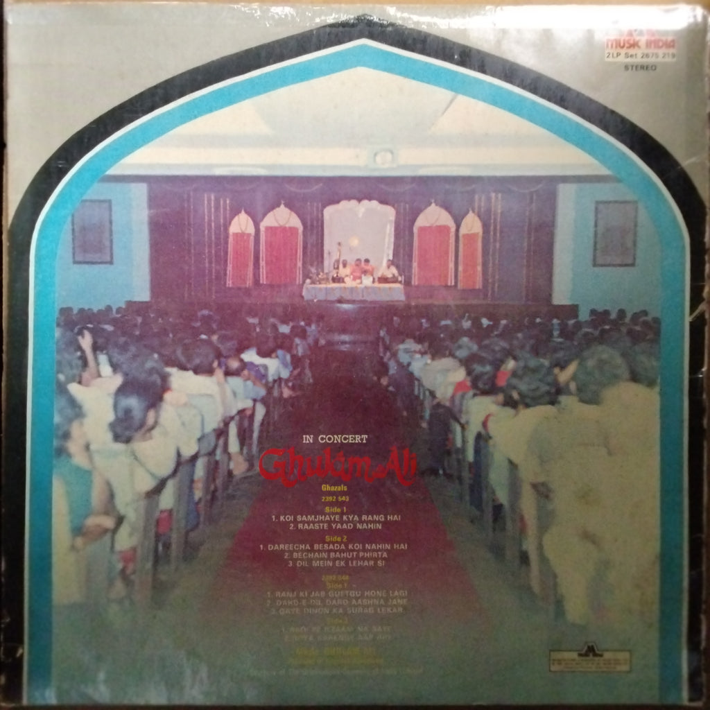 Ghulam Ali  - In Concert (Ghazals) (Vinyl)