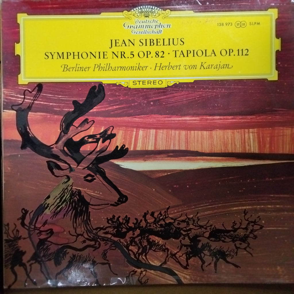 Jean Sibelius, Berliner Philharmoniker, Herbert Von Karajan - Symphonie Nr. 5 Op. 82 • Tapiola Op. 112 (Vinyl)