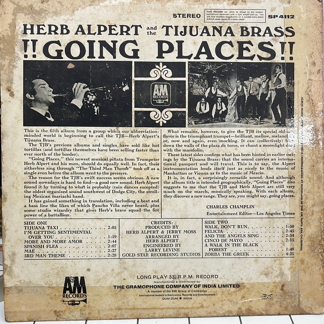 Herb Alpert & The Tijuana Brass - !!Going Places!! (Vinyl)