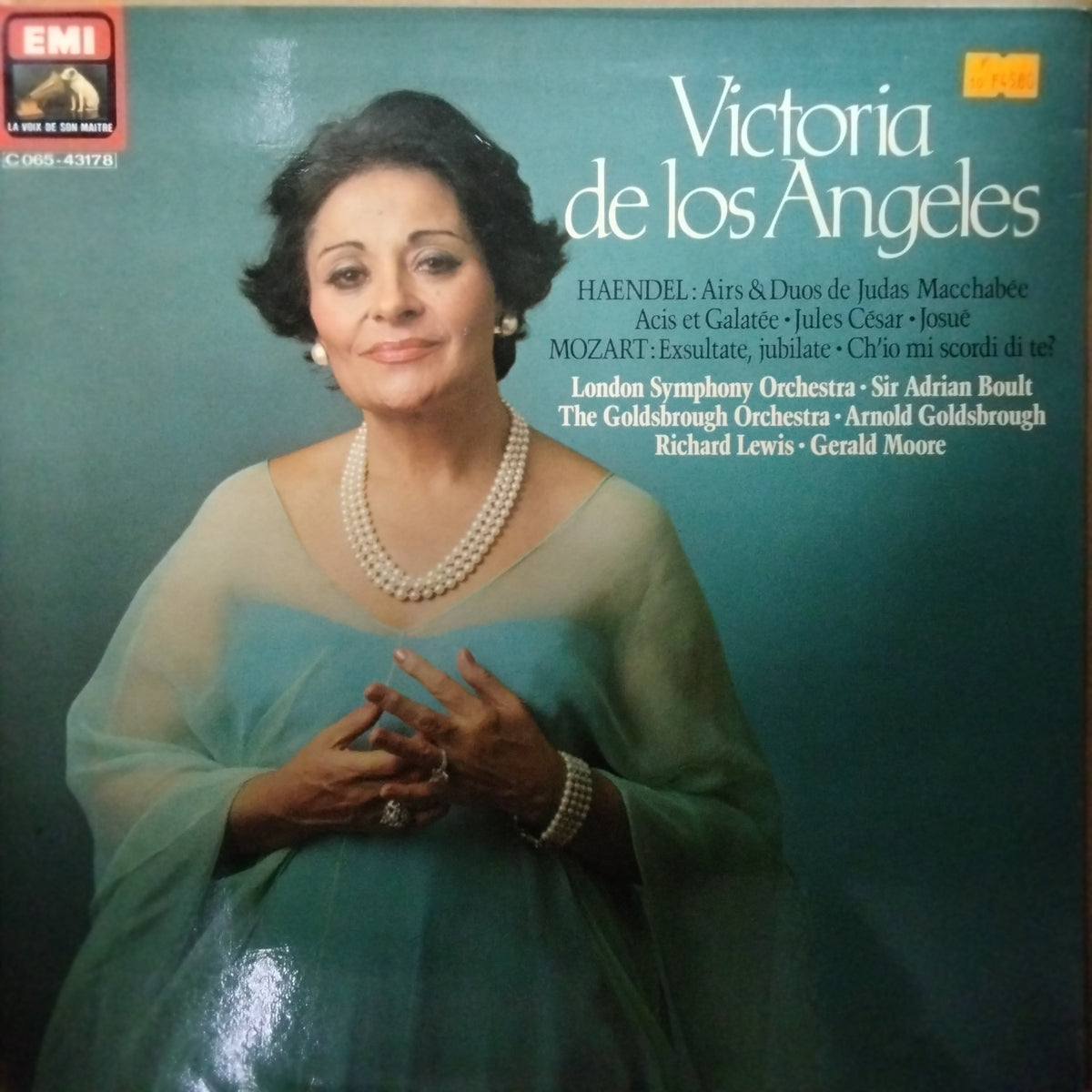 Victoria De Los Angeles, London Symphony Orchestra, Sir Adrian Boult, The Goldsbrough Orchestra*, Arnold Goldsbrough, Richard Lewis (3), Gerald Moore  - Chante Haendel Et Mozart (Vinyl)