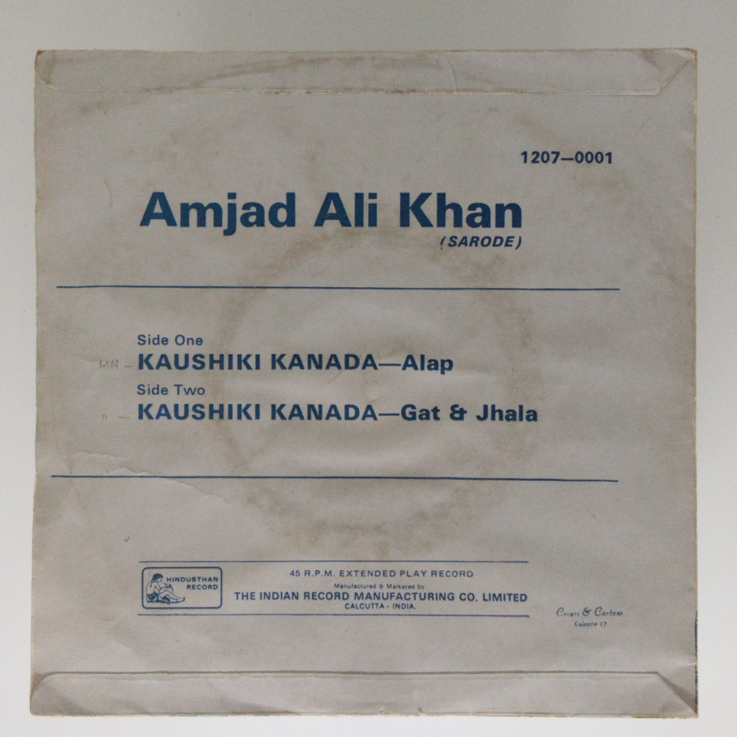 Amjad Ali Khan  -  Sarode (45-RPM)