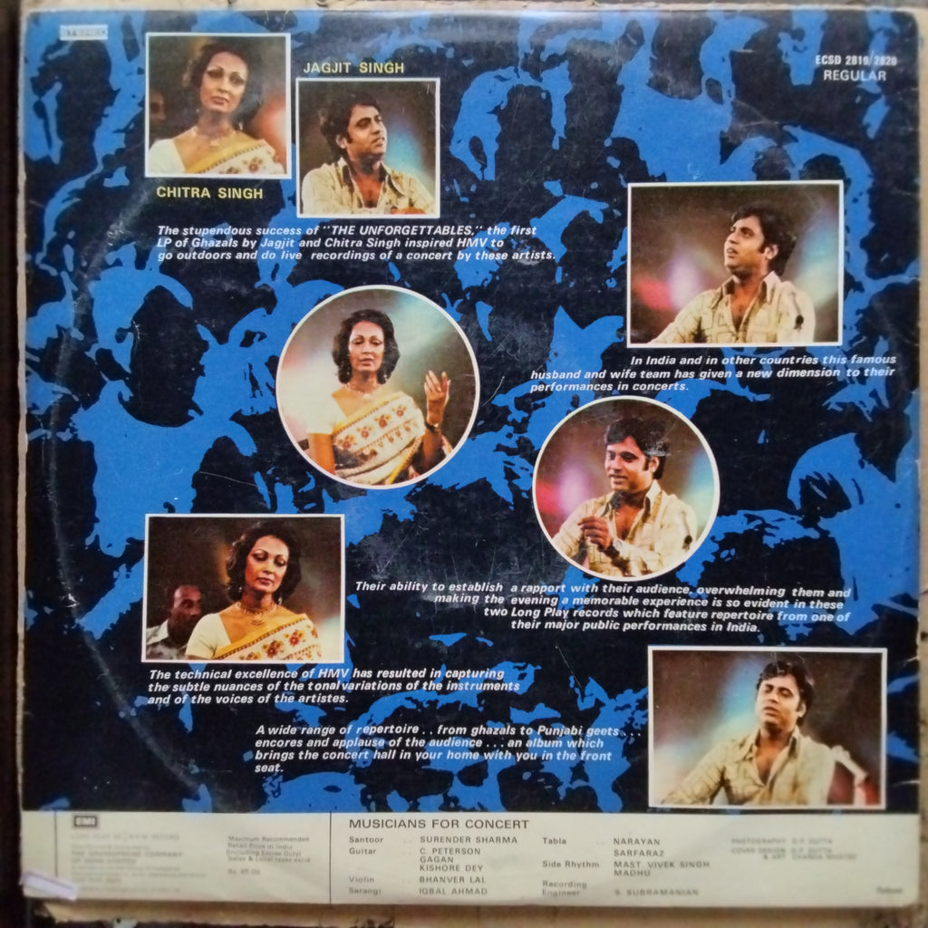 Chitra Singh & Jagjit Singh - Come Alive (In A Live Concert With Chitra Singh & Jagjit Singh) (Vinyl)
