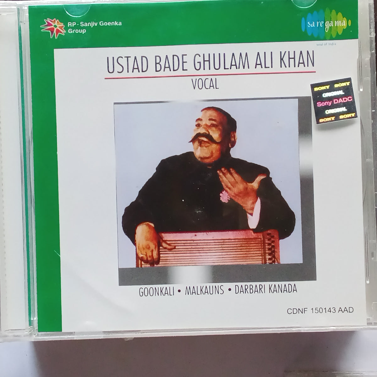 Bade Ghulam Ali Khan  - Vocal  (CD)