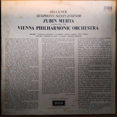 Zubin Mehta, Bruckner*, Vienna Philharmonic Orchestra*  - Symphony No.9 In D Minor (Vinyl)