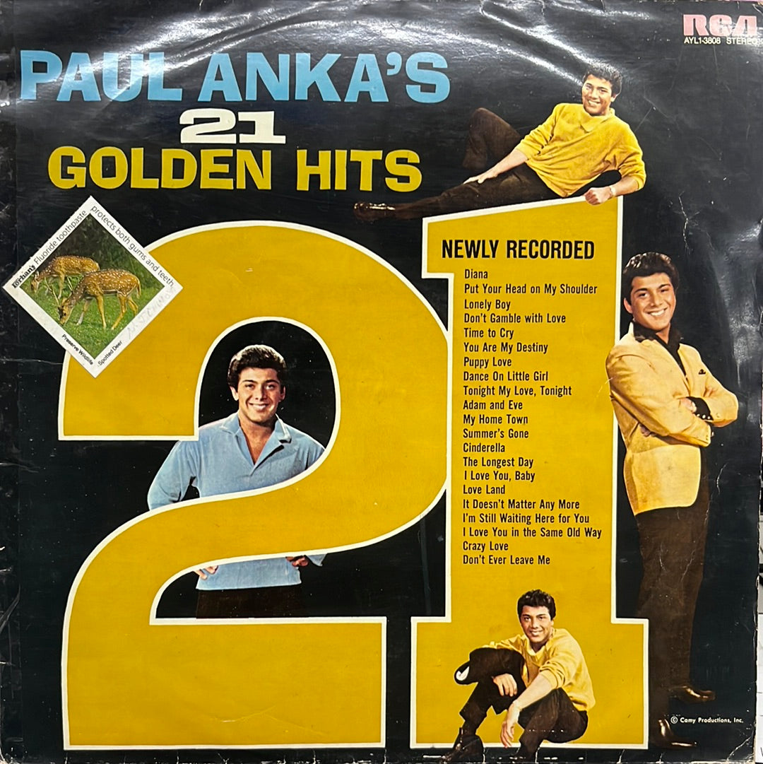 Paul Anka - Paul Anka's 21 Golden Hits (Vinyl)