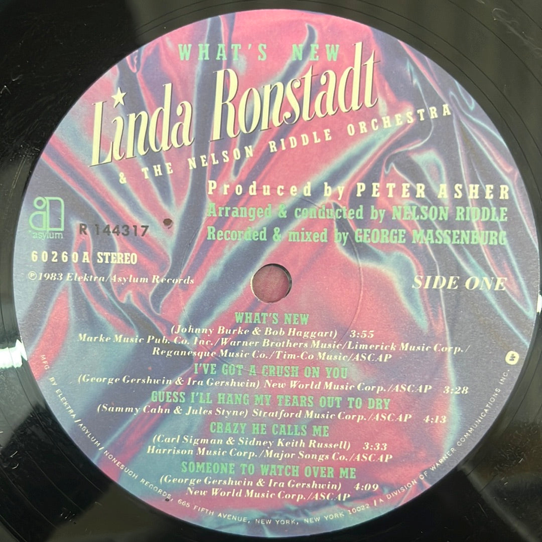 Linda Ronstadt & Nelson Riddle And His Orchestra - What's New (Vinyl)