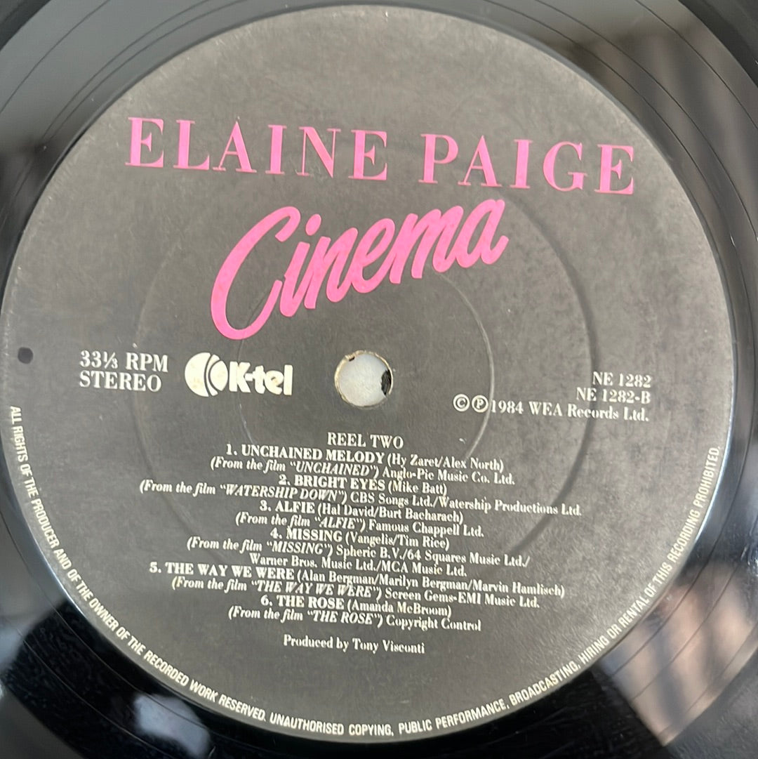 Elaine Paige - Cinema (Vinyl)