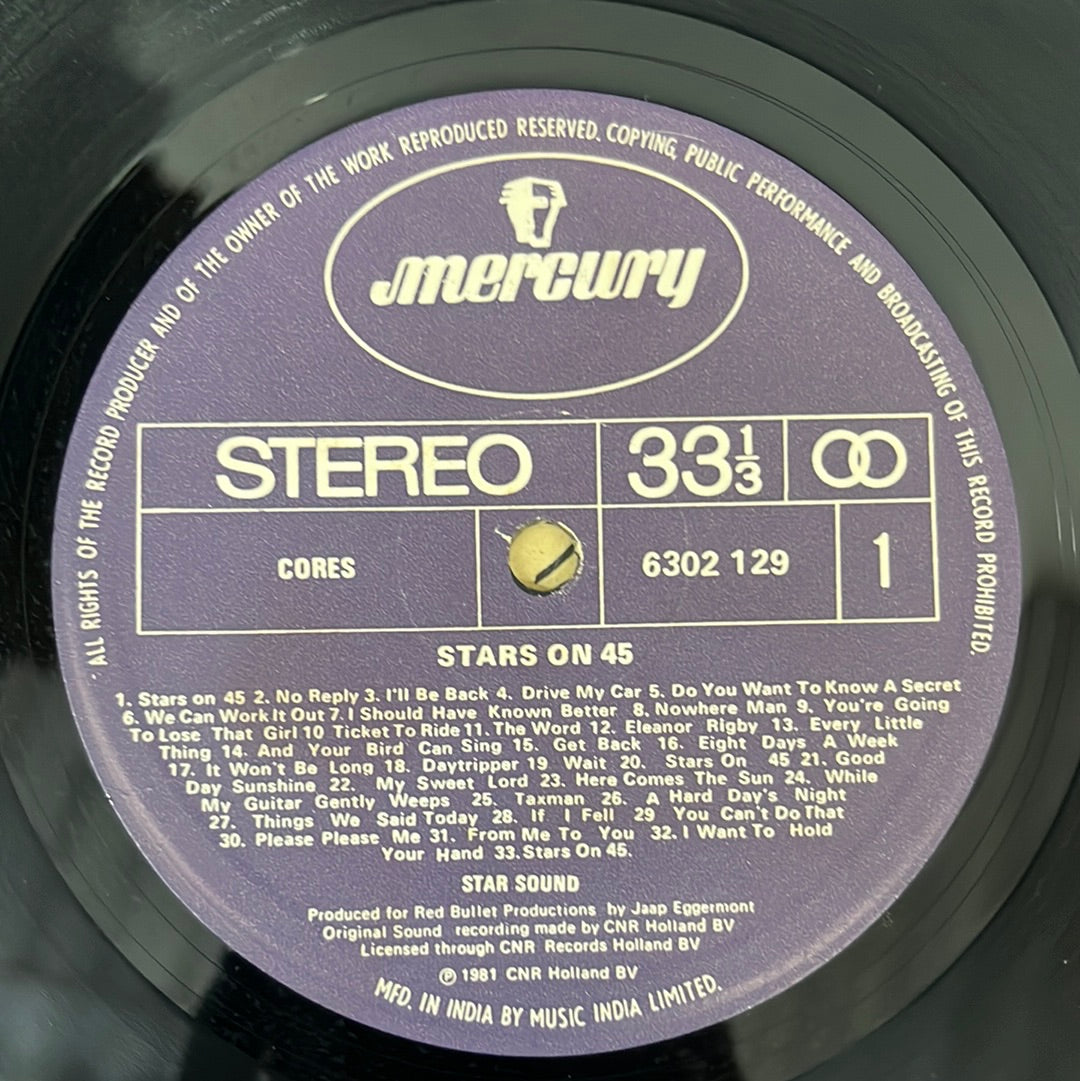 Stars On 45 - Long Play Album (Vinyl)