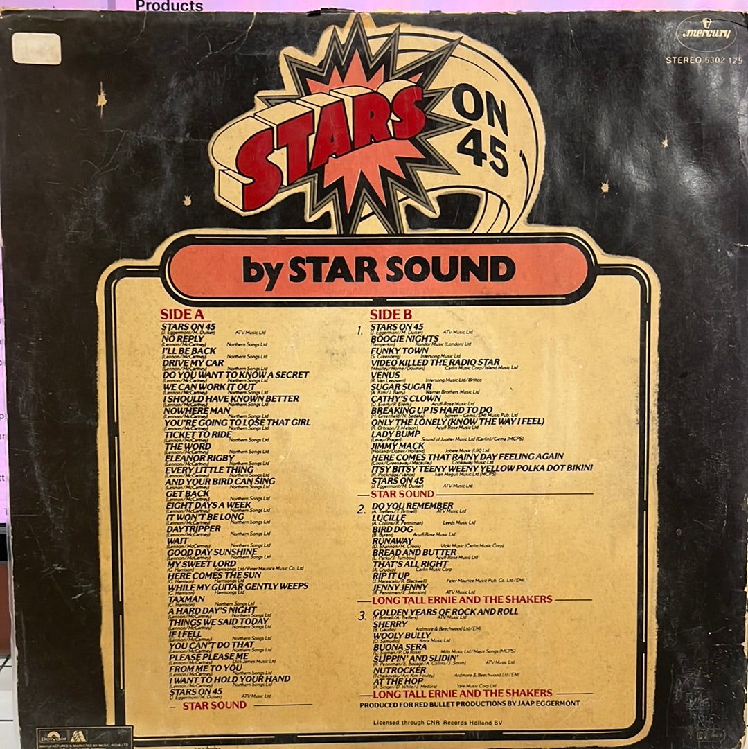 Stars On 45 - Long Play Album (Vinyl)