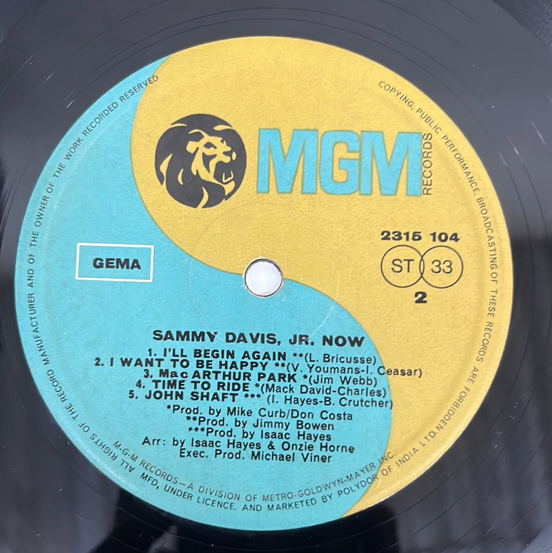 Sammy Davis Jr. - Now (Vinyl)