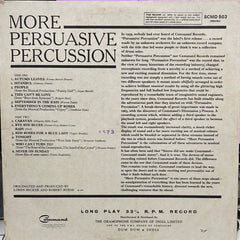 Various - More Persuasive Percussion (Vinyl)