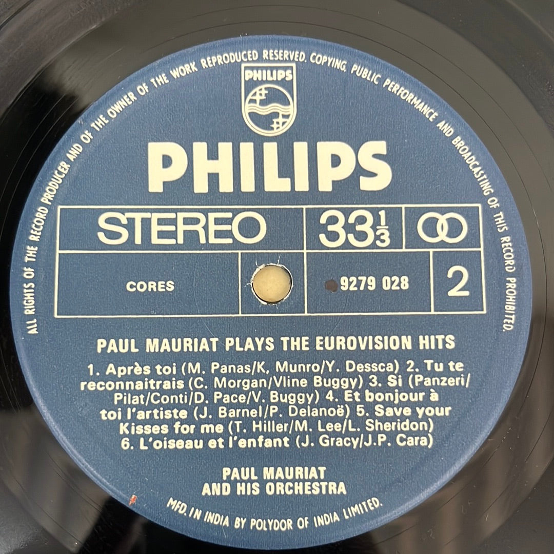 Paul Mauriat - Paul Mauriat Plays Eurovision Hits (Vinyl)