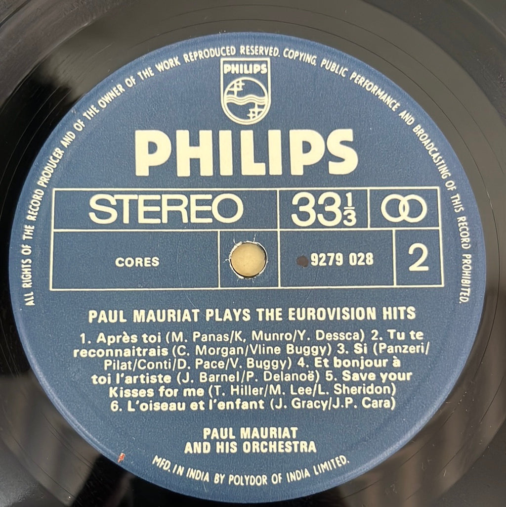Paul Mauriat - Paul Mauriat Plays Eurovision Hits (Vinyl)