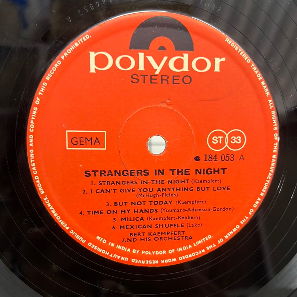 Bert Kaempfert and his Orchestra - Stangers In The Night  (Vinyl)