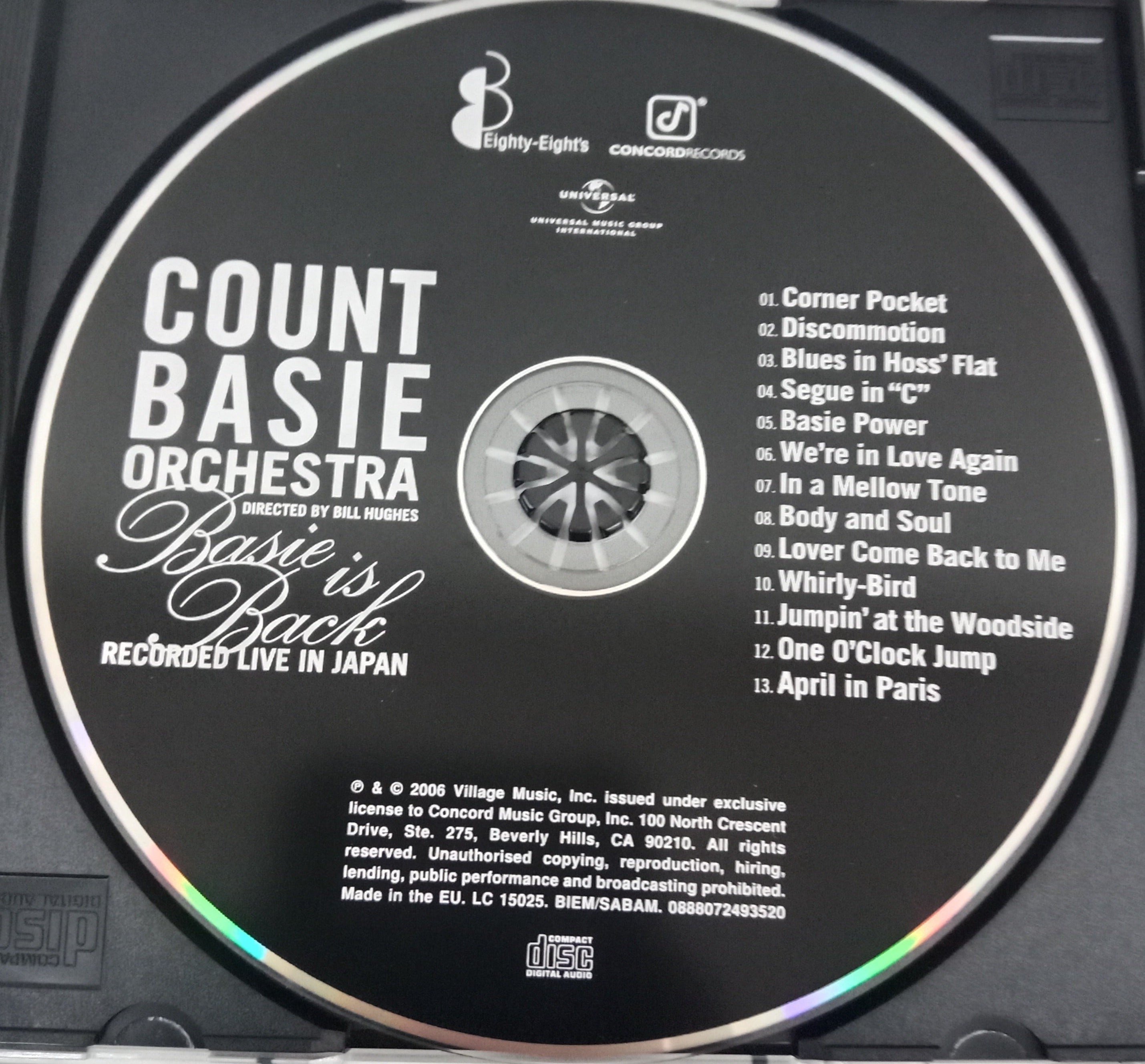 Count Basie Orchestra - Basie Is Back (CD)