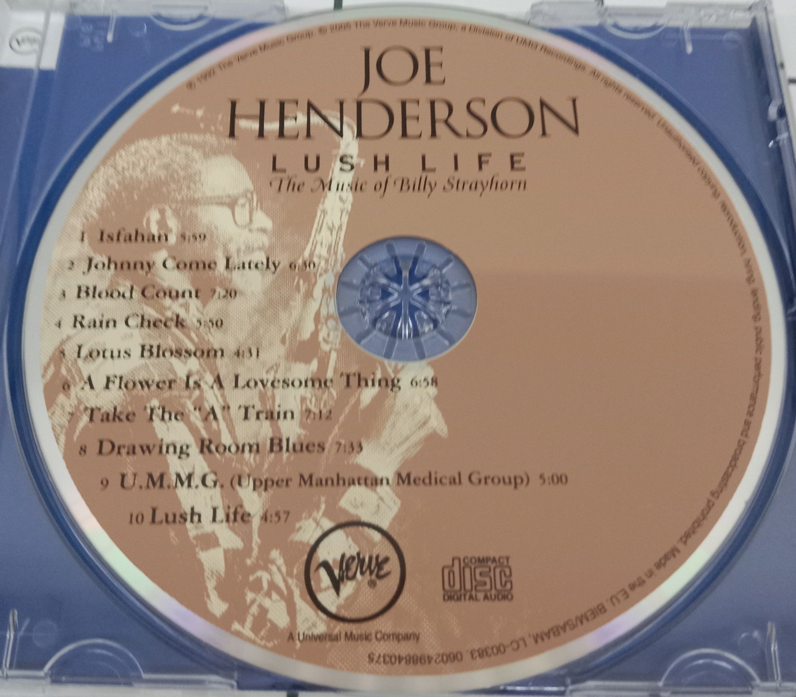 Joe Henderson - Lush Life (The Music Of Billy Strayhorn) (CD)