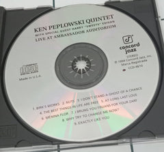 Ken Peplowski Quintet, The With Special Guest Harry Edison - Live At Ambassador Auditorium (CD)