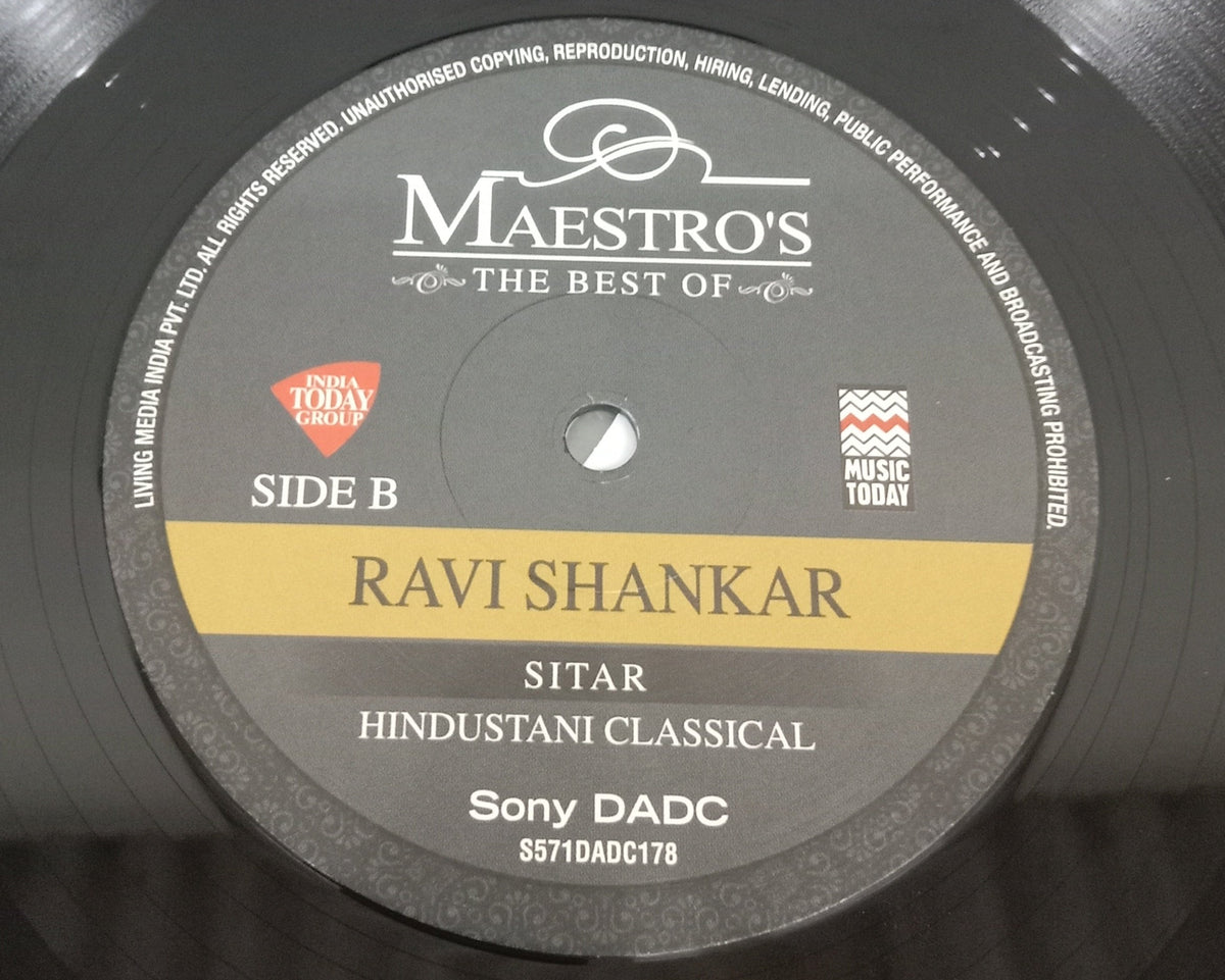 Ravi Shankar - The Best Of Maestro's - Sitar Hindustani Classical (Vinyl)