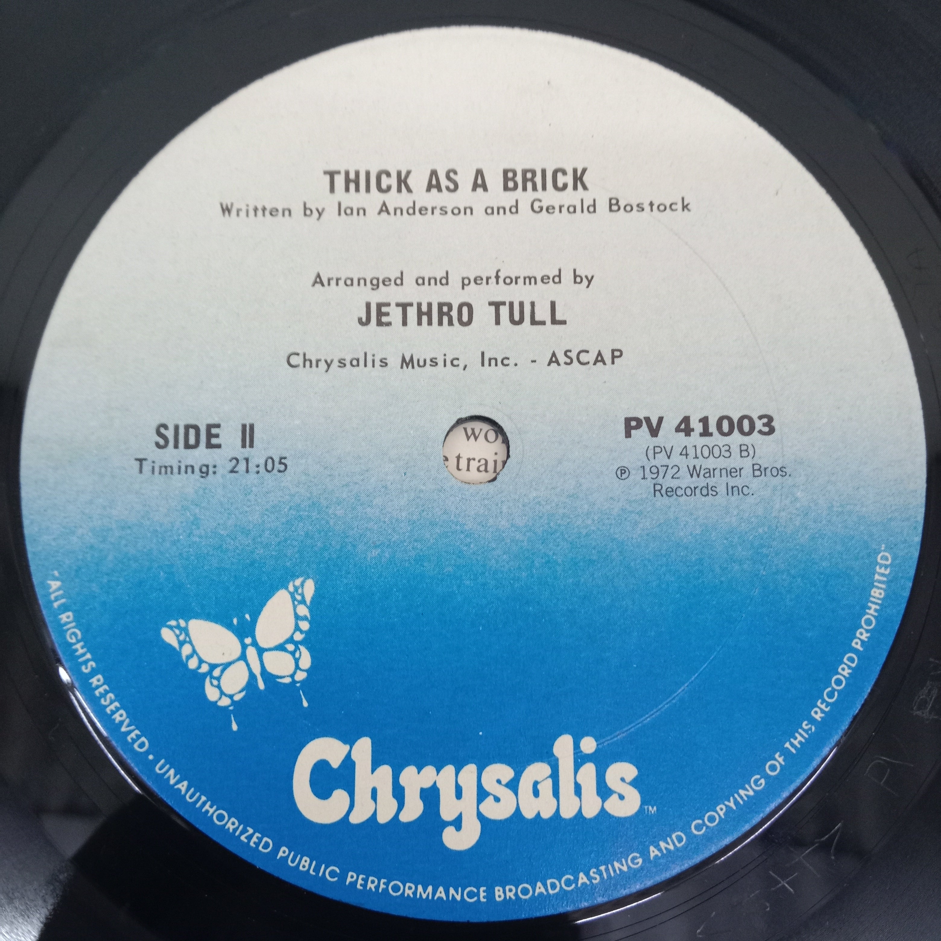 Jethro Tull - Thick As A Brick (Vinyl)