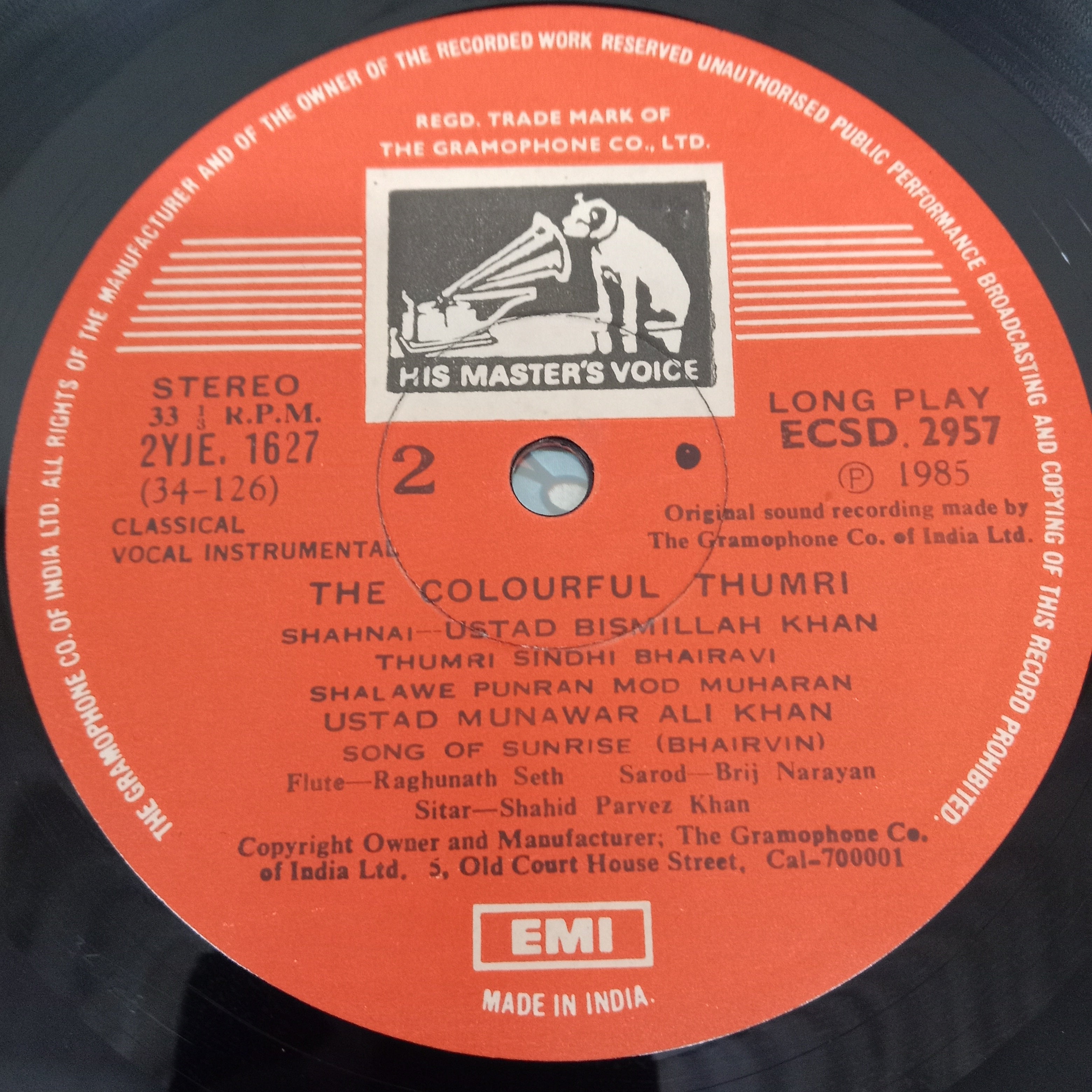 Various - The Colourful Thumri (Vinyl)
