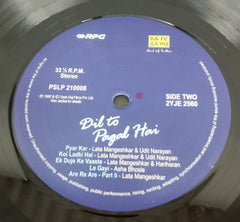 Uttam Singh • Anand Bakshi - Dil To Pagal Hai (Vinyl)