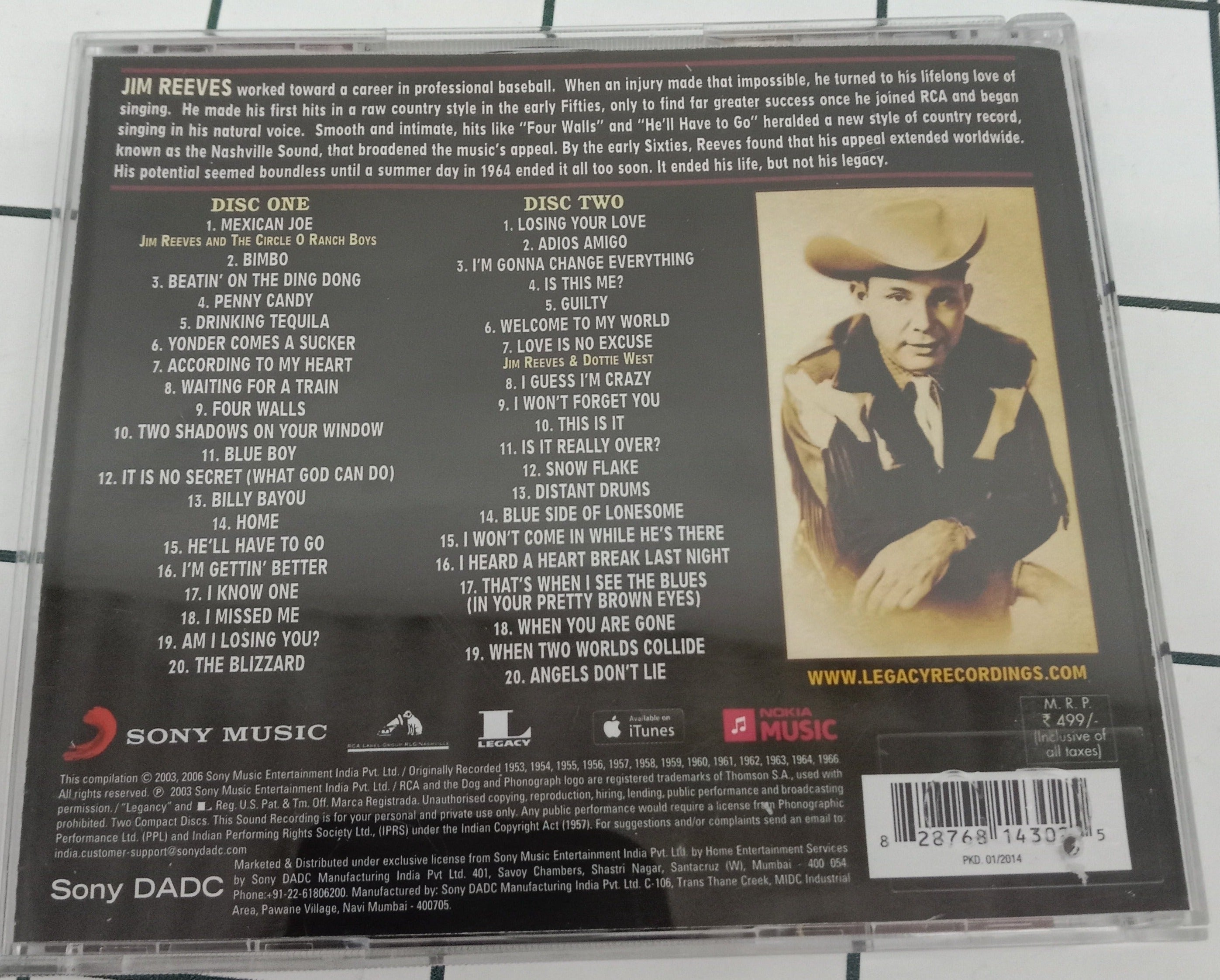 Jim Reeves - The Essential Jim Reeves (CD) (2)