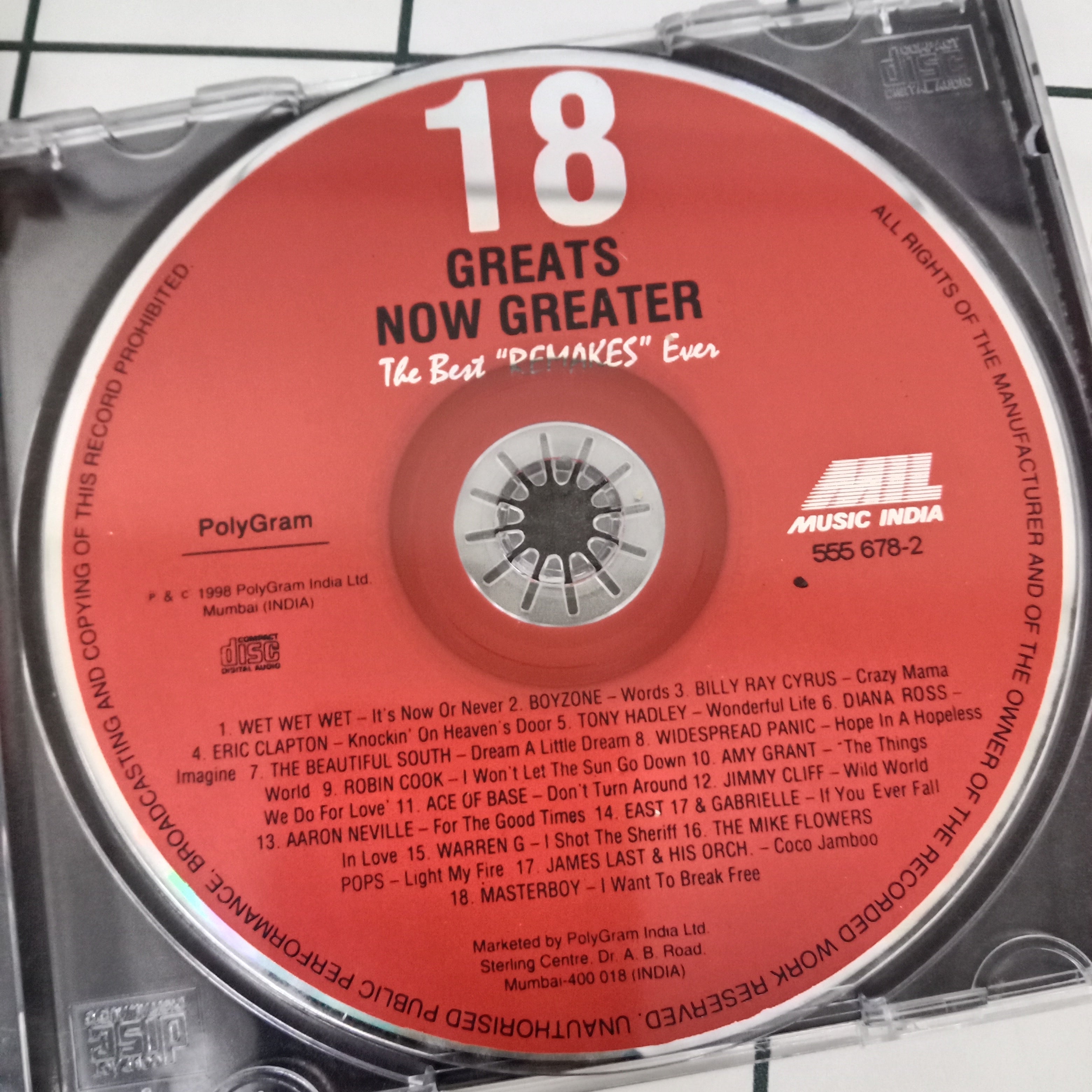 Various - 18 Greats Now Greater (CD)