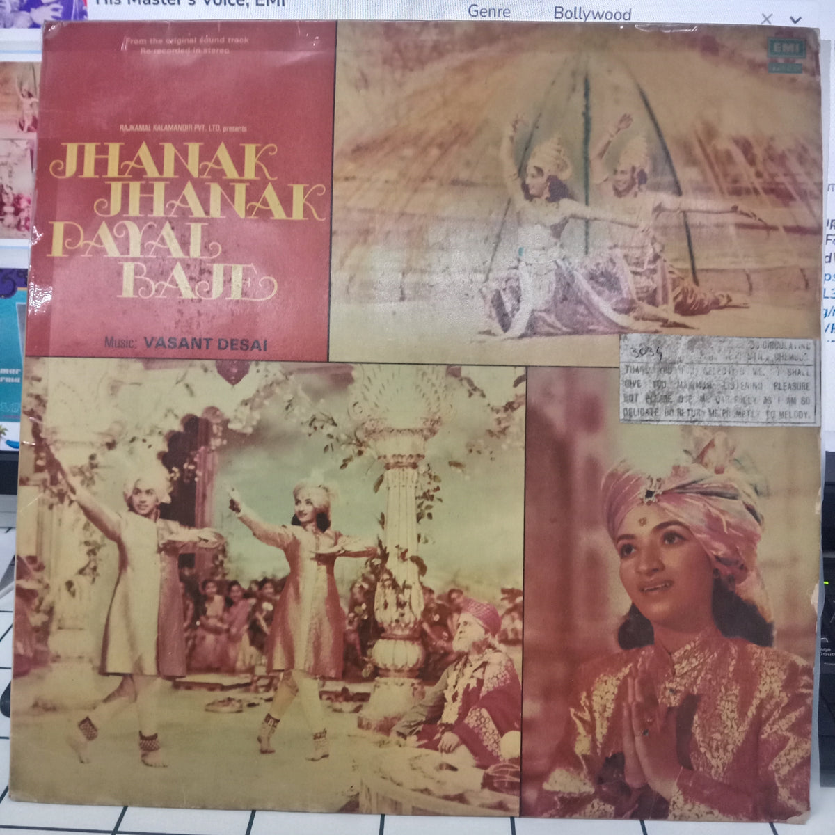 Vasant Desai - Jhanak Jhanak Payal Baje (Vinyl)